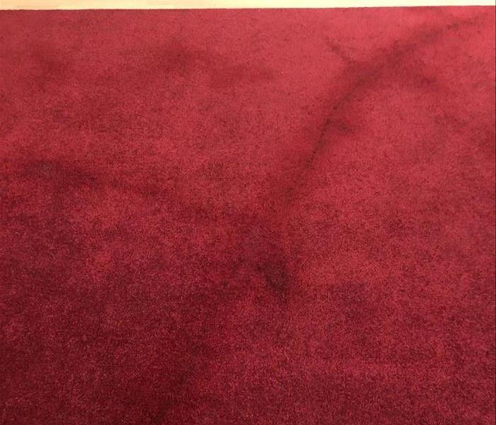 Dirty red carpet
